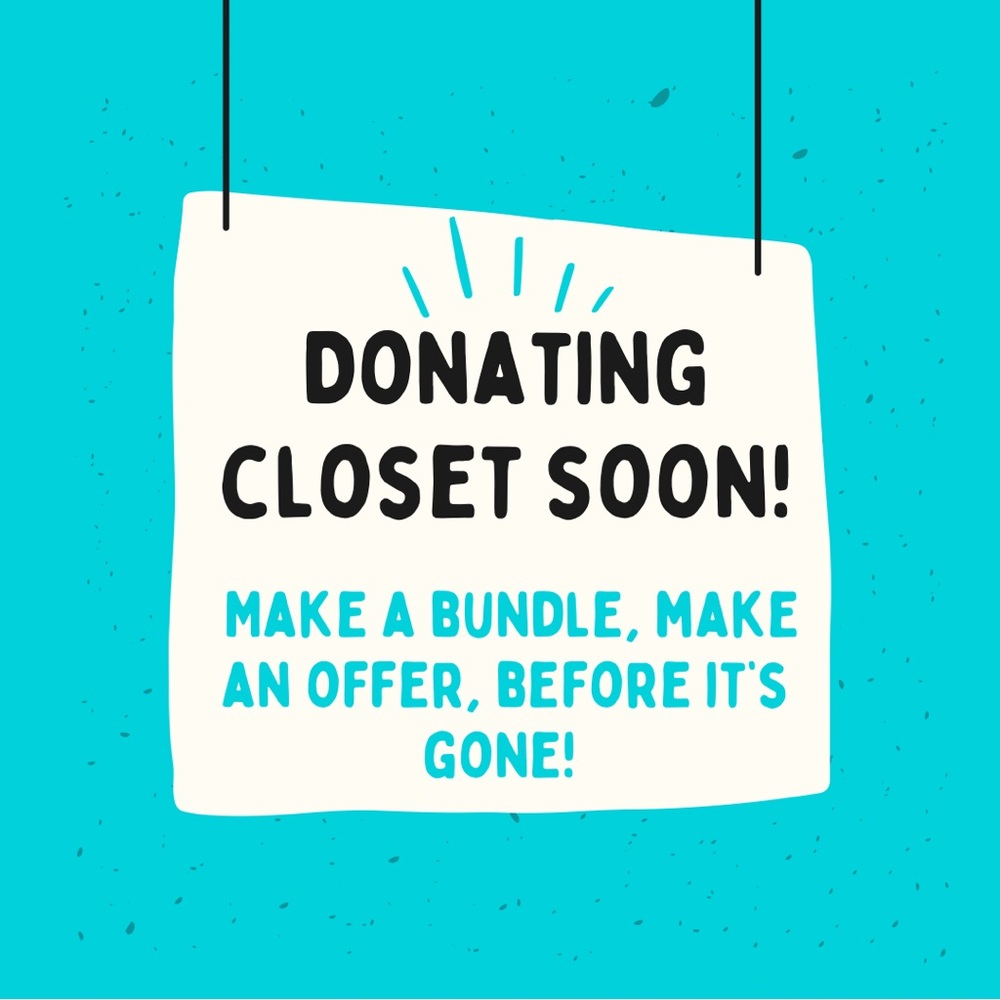 Donating my entire closet!